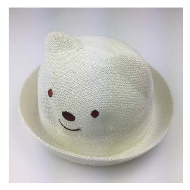 month baby straw boy sun hat