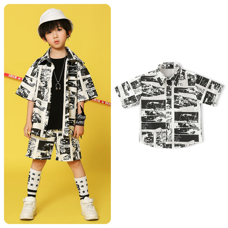 Fashion All-Match Boy Model Catwalk Suit