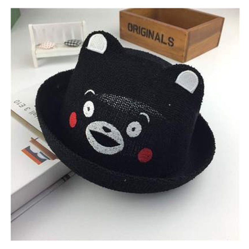 month baby straw boy sun hat