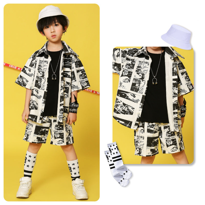 Fashion All-Match Boy Model Catwalk Suit