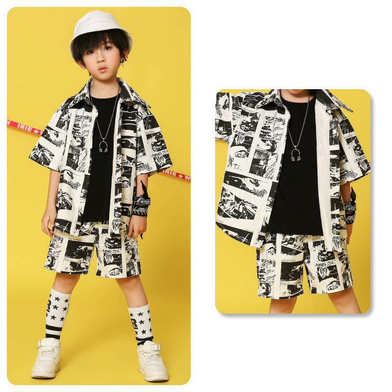 Fashion All-Match Boy Model Catwalk Suit