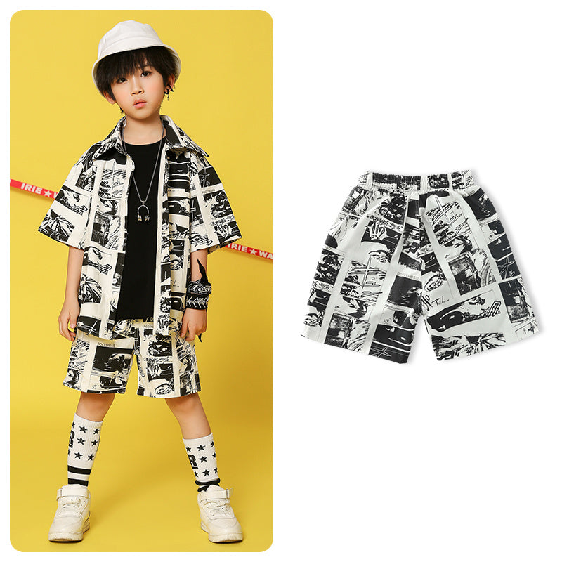 Fashion All-Match Boy Model Catwalk Suit
