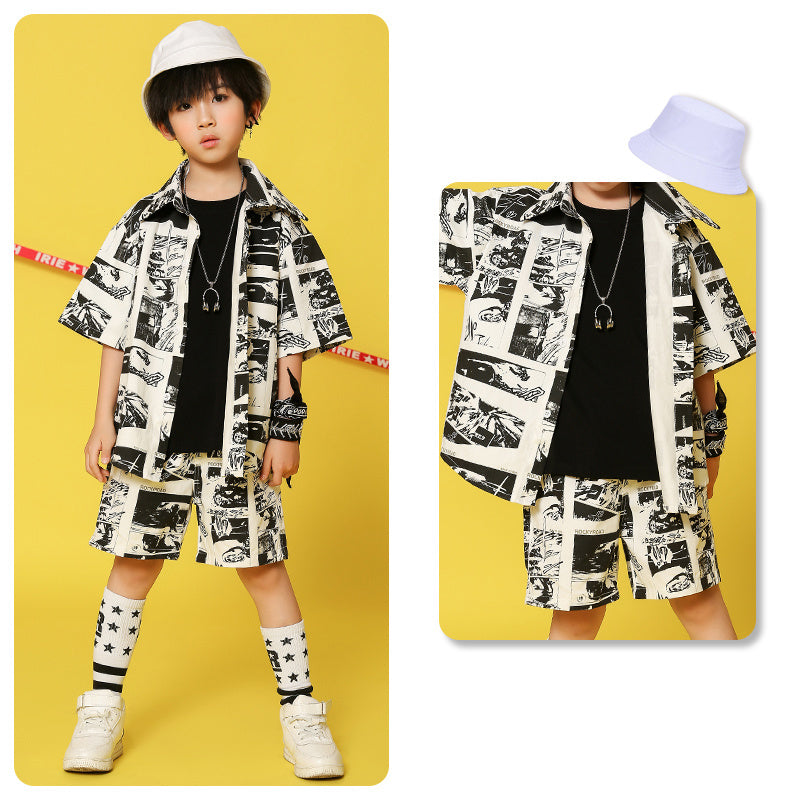 Fashion All-Match Boy Model Catwalk Suit