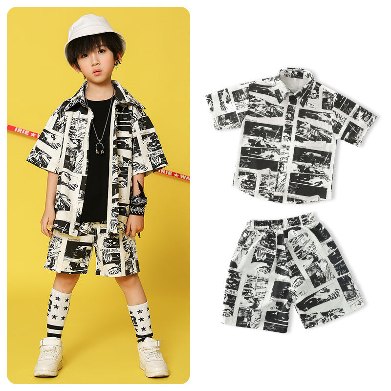 Fashion All-Match Boy Model Catwalk Suit