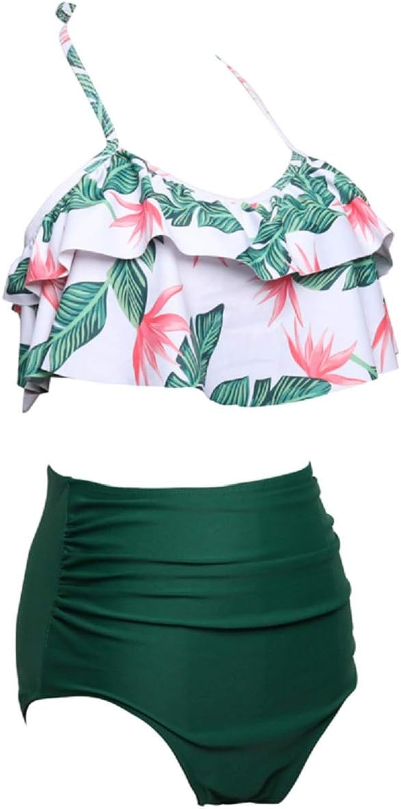 Mother Daughter Swimsuit Family Matching Bikini Set Girls Swimwear
