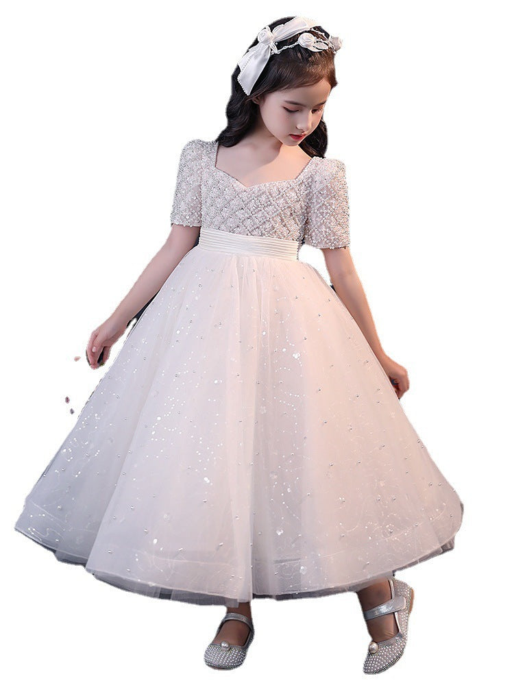 Flower Girl Wedding Dress Little Girl Dress Costume