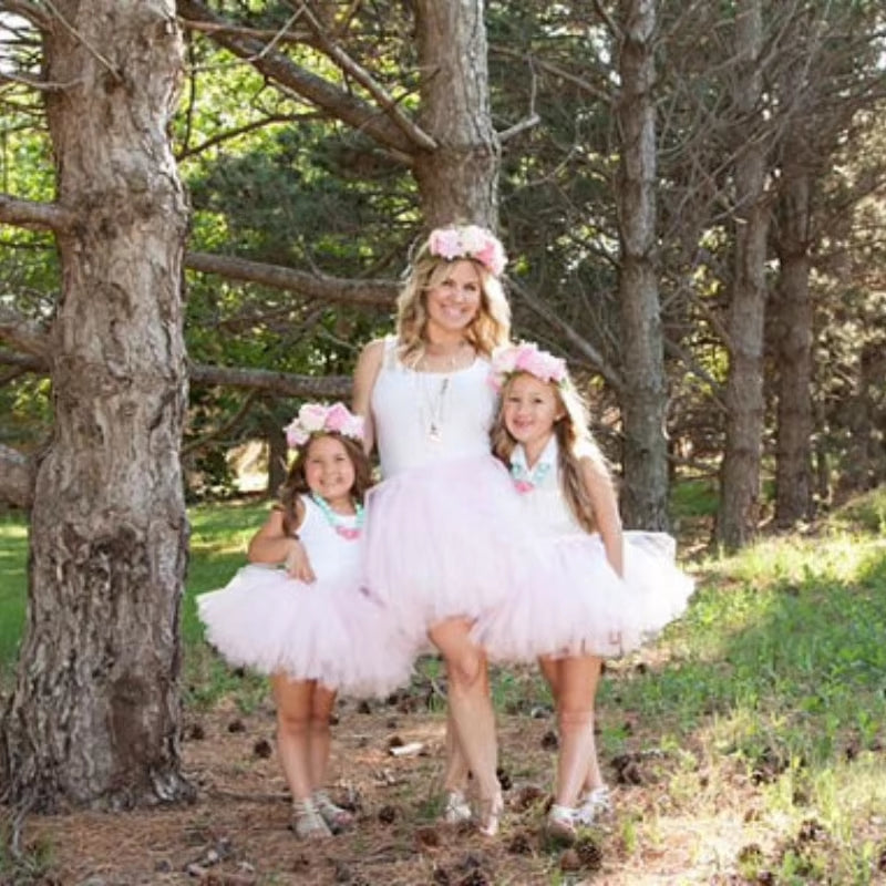 Mommy and Me Matching Tutu Skirts Fashion Family Matching Outfits Any Color Adult Tutu Mother and Daughter Tutu Skirt