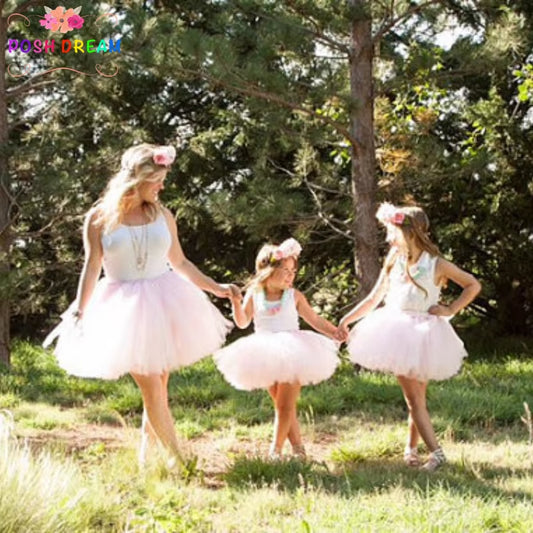 Mommy and Me Matching Tutu Skirts Fashion Family Matching Outfits Any Color Adult Tutu Mother and Daughter Tutu Skirt