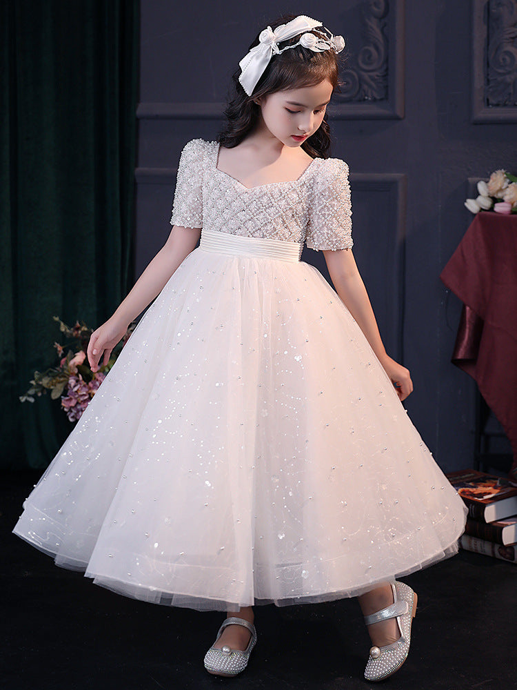 Flower Girl Wedding Dress Little Girl Dress Costume