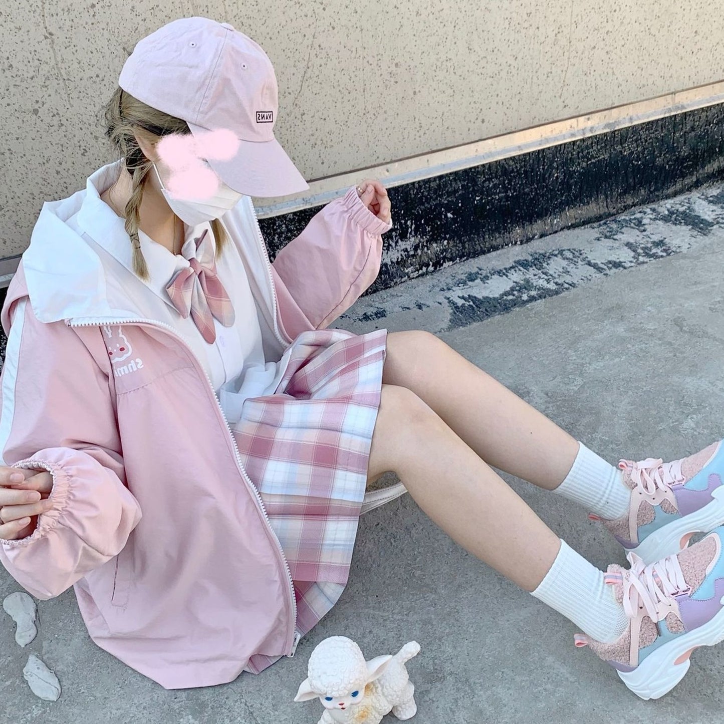 Spring And Autumn College Japanese Soft Girl Girl Cute Bunny Student