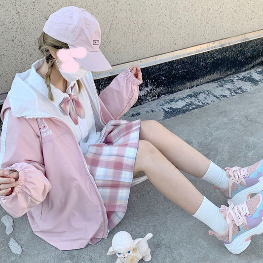 Spring And Autumn College Japanese Soft Girl Girl Cute Bunny Student