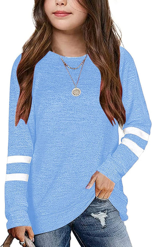 Girls Casual Solid Color Tops,Kids Girls Casual Tunic Tops Knot Front Button Short Sleeve Blouse T-Shirt Tee