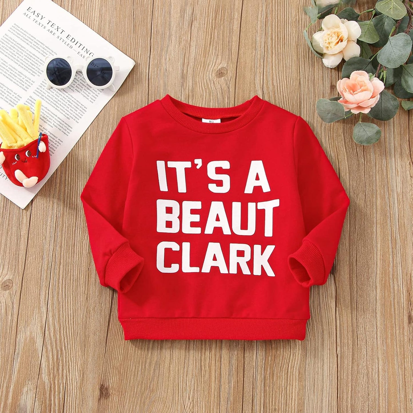Toddler Baby Boy Girl Clothes Funny Letter Sweatshirt Long Sleeve Shirt Sweater Baby Twins Fall Winter Tops