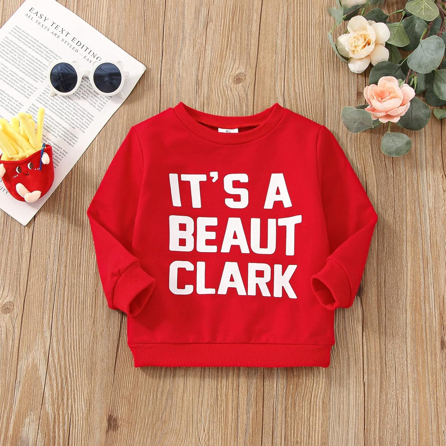 Toddler Baby Boy Girl Clothes Funny Letter Sweatshirt Long Sleeve Shirt Sweater Baby Twins Fall Winter Tops