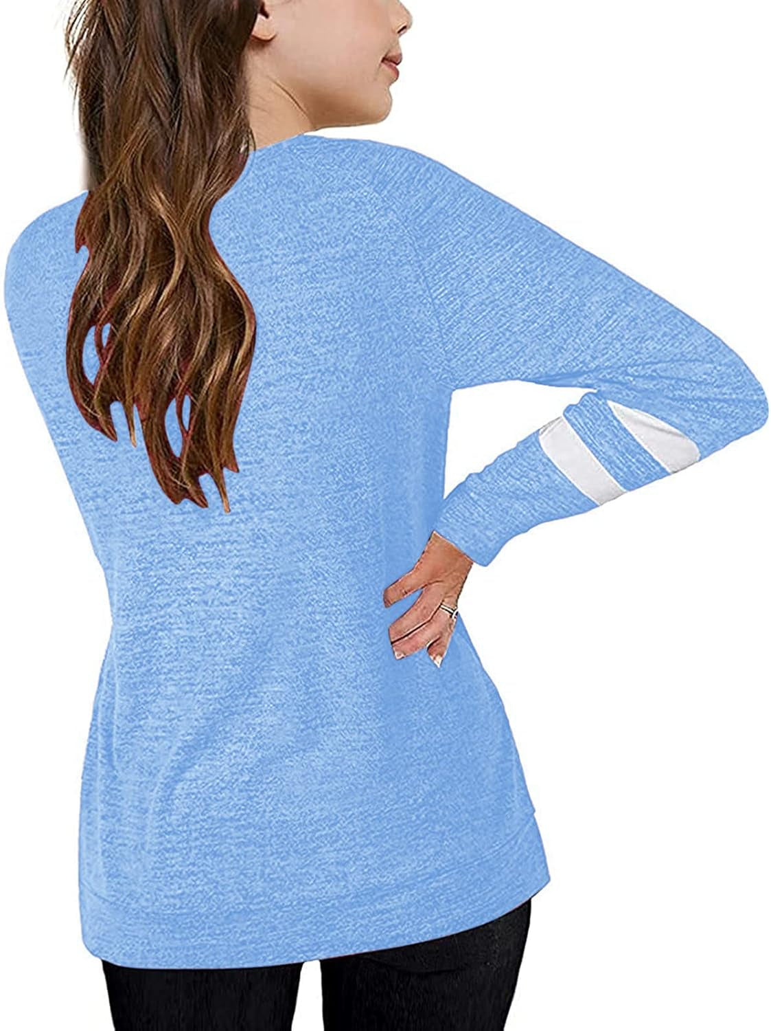 Girls Casual Solid Color Tops,Kids Girls Casual Tunic Tops Knot Front Button Short Sleeve Blouse T-Shirt Tee
