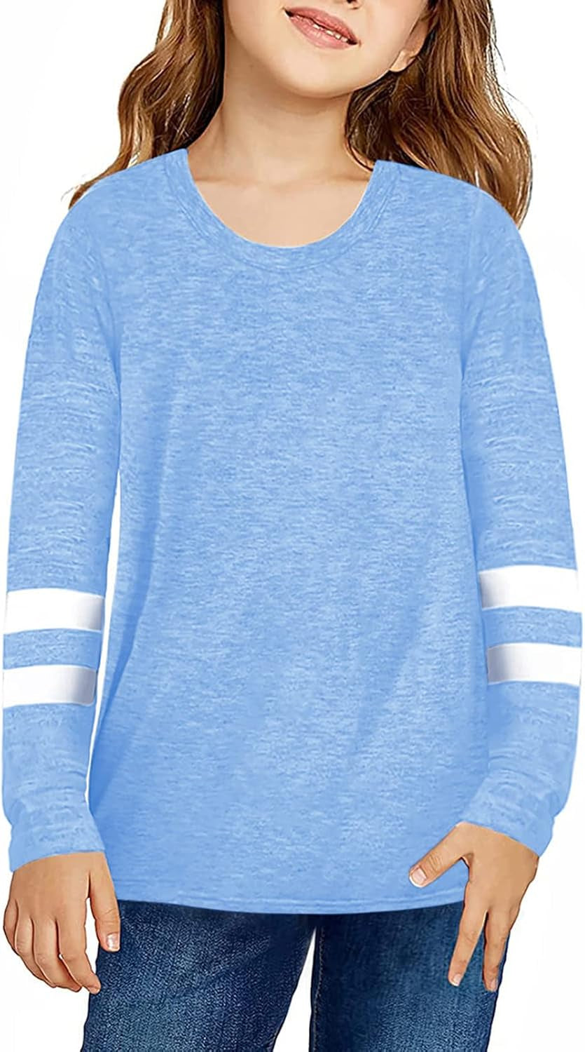 Girls Casual Solid Color Tops,Kids Girls Casual Tunic Tops Knot Front Button Short Sleeve Blouse T-Shirt Tee