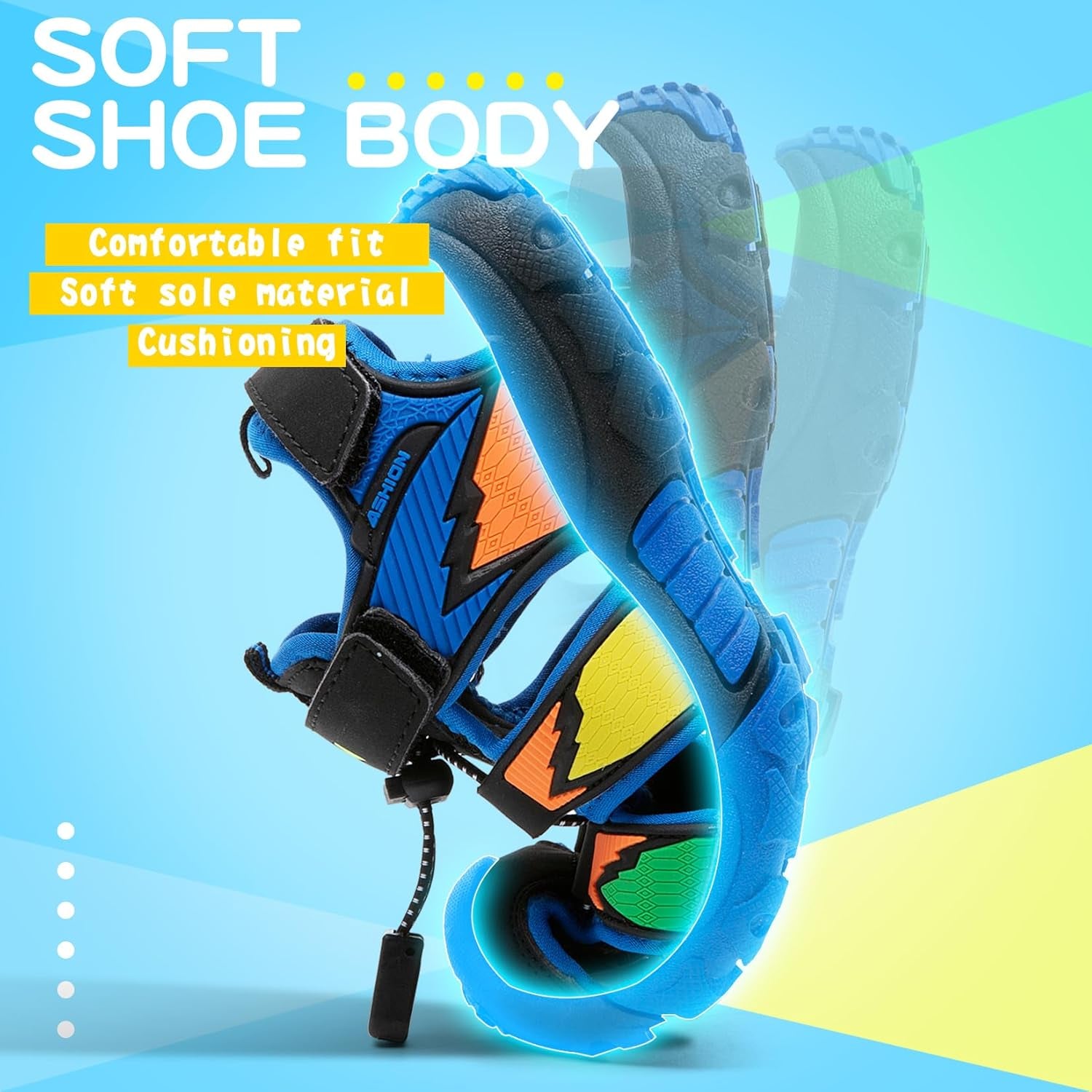 Boys Sandals Closed Toe Sport Sandals Summer Shoes for Kids Walking Hiking Athletic Outdoor
