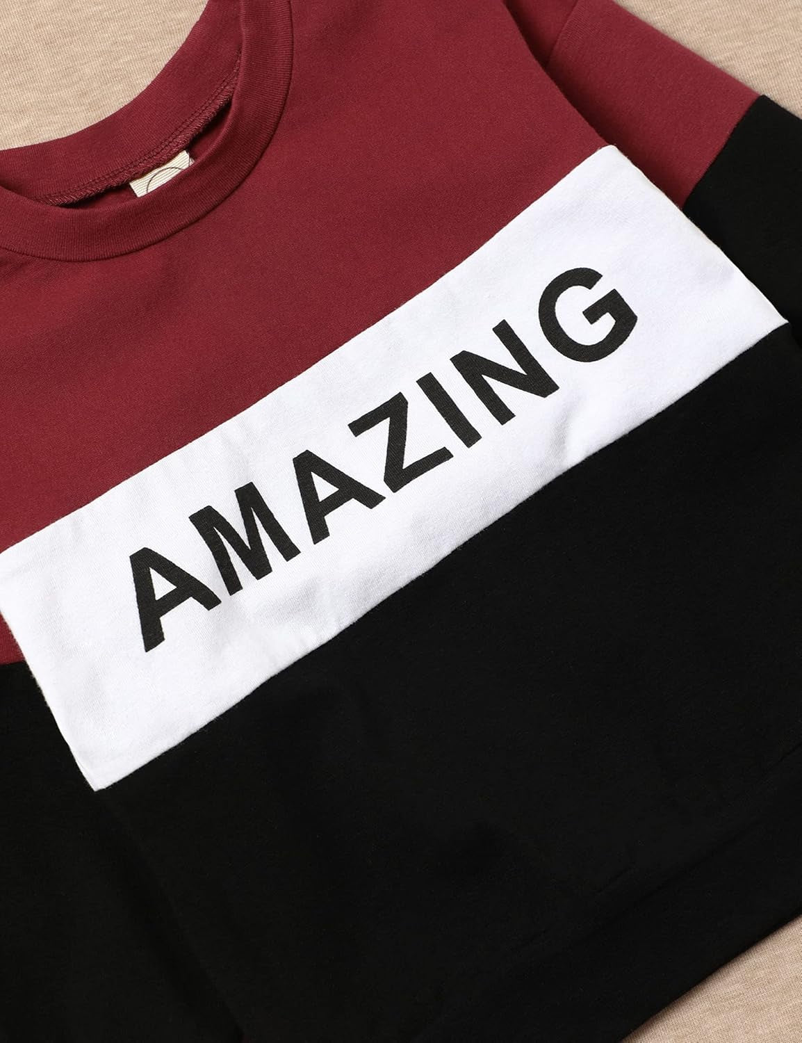 Toddler Boy Clothes Letter Long Sleeve Tops Sweatshirt Pants Toddler Outfits for Boys Fall Clothes 18M-6T